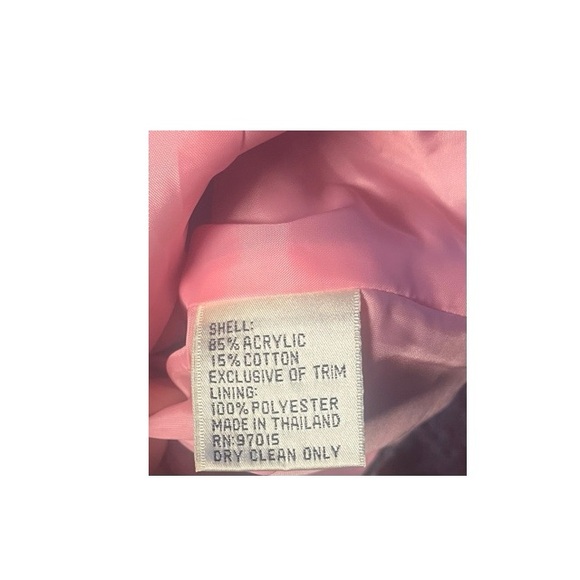 Bill Blass Vintage Tweed Belted Blazer‎ - Picture 5 of 5